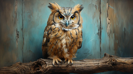 Eurasian Eagle Owl (Bubo virginianus)の素材