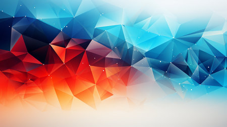 Abstract colorful polygonal background. Vector illustration for your design.の素材