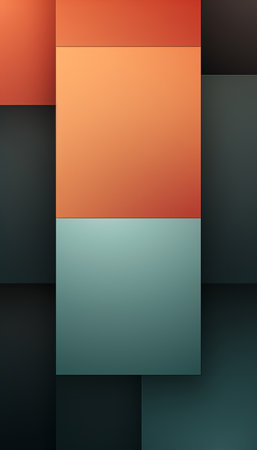 Abstract geometric background with multicolored rectangles. Vector illustration.の素材