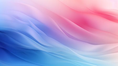 abstract background with smooth lines in blue, pink and white colorsの素材