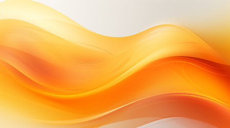 abstract orange background with smooth lines in it. Vector illustration.の素材
