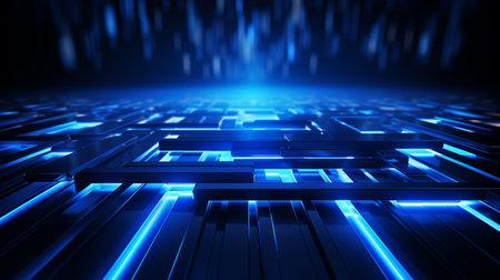 abstract futuristic technology background, 3d render, computer digital imageの素材