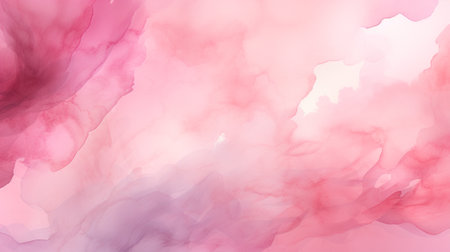Abstract pink watercolor background. Watercolor texture. Vector illustration.の素材