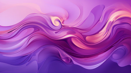 abstract purple background with smooth lines in it. 3d renderingの素材