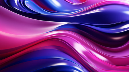 abstract background with smooth lines in purple, pink and blue colorsの素材