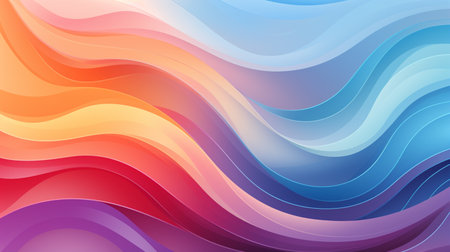 abstract colorful background with smooth lines, vector illustration for your designの素材