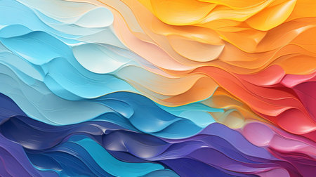 Colorful abstract background. 3d rendering, 3d illustration.の素材