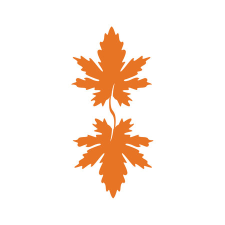 Autumn Maple leaf vector illustration design templateのイラスト素材