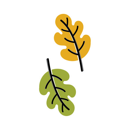 Autumn Maple leaf vector illustration design templateのイラスト素材