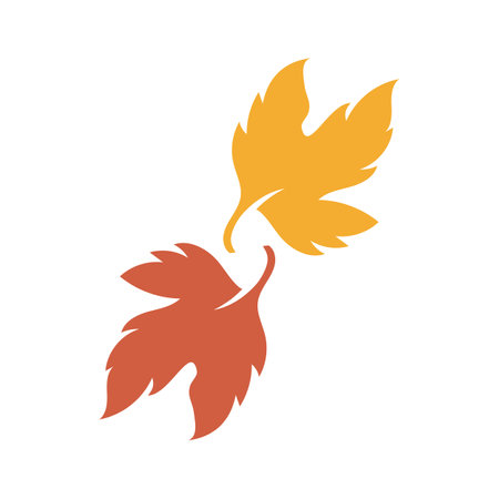 Autumn Maple leaf vector illustration design templateのイラスト素材