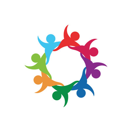 team group people team community logoのイラスト素材
