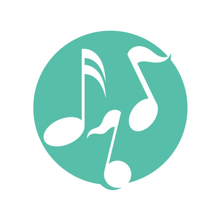 Music note iconのイラスト素材