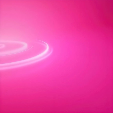 Pink Neon Gradient Background with Circular Arcsの素材
