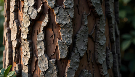 Natural Tree Bark Detail Texture Background Vector Designの素材