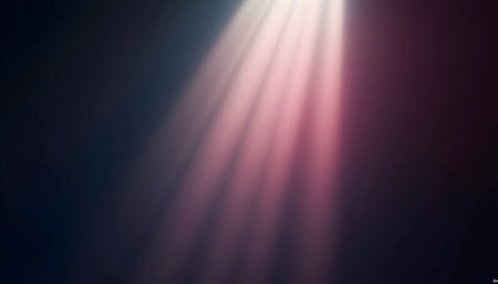 Shiny Light Rays and Glow Beam Energy Illustrationの素材