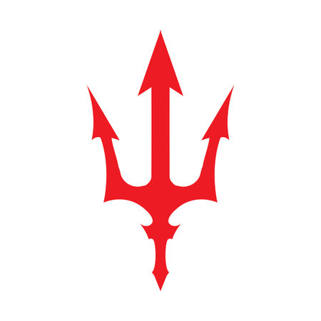 Storm Caller Trident Symbol Design