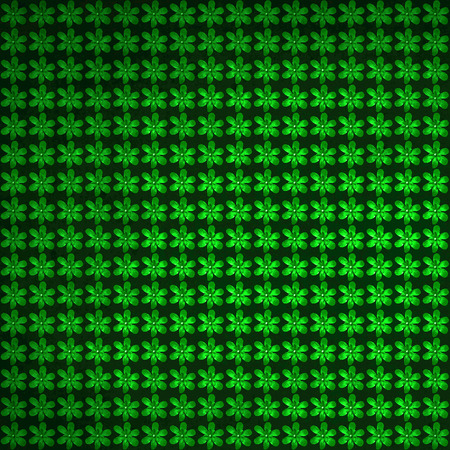 green neon flowers on black backgroundの写真素材
