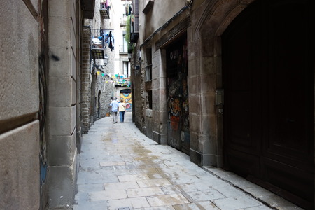 Little alleyの写真素材