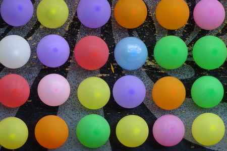 Colorful ballons as a backgroundの写真素材