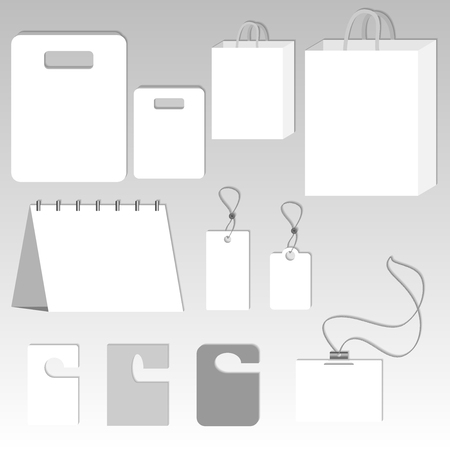 Set of corporate identity templates. Vector illustrationのイラスト素材