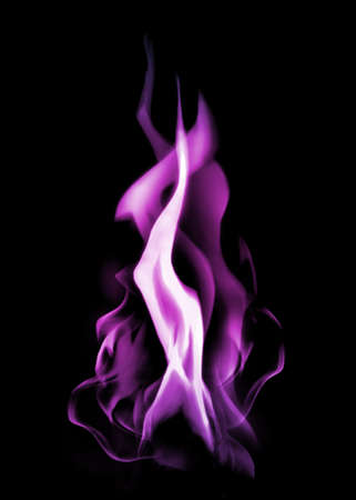 The Violet Flame of Saint Germain - Divine Energy - Transformationの写真素材