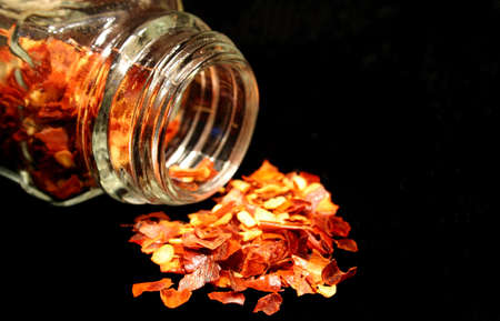 Crushed Red Pepper, Shallow Depth of Fieldの写真素材