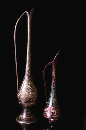 Metal Pitchers from Afghanistanの写真素材