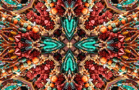 Native American Beaded Backgroundの写真素材
