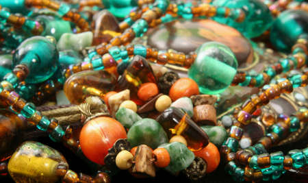 Vintage Style Beaded Necklaces and Bracelet, Close-up