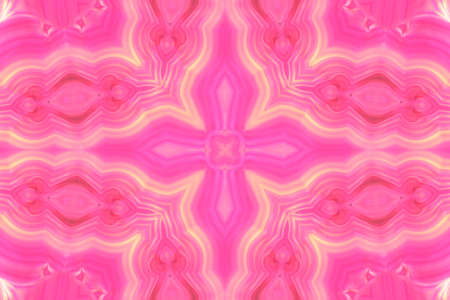 Pink Abstract Kaleidoscope Cross Background
