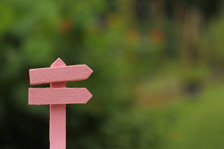 Rustic Signboard in Rural  Outdoor Area