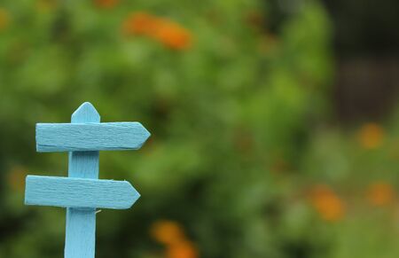 Rustic Signboard in Rural  Outdoor Area