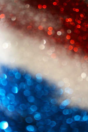 Colorful Bokeh Red White and Blueの写真素材