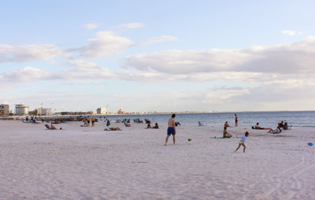 Beach Scene on Sunny Afternoon St Pete Beach FLの写真素材