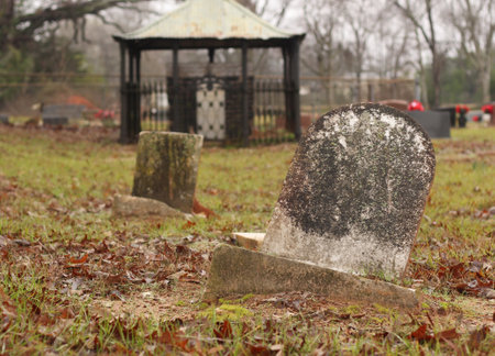 Historic Loftin Cemetery Located in Rural East Texas Near Flint, TX