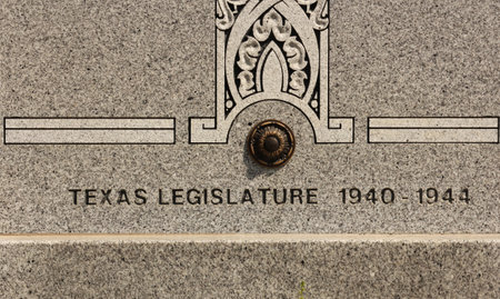 Close up of Historic Headstone in Rural East Texas Cemetery