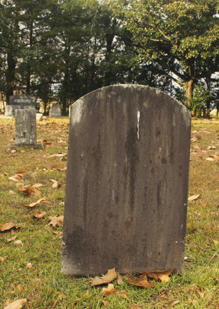 Historic Headstones at Larissa Cemetery Located in Bullard. Texasの写真素材