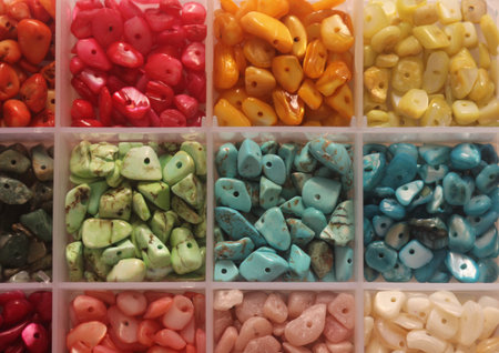 Box of Assorted Colorful Gemstone Beads for Jewelry Making Natural Stone