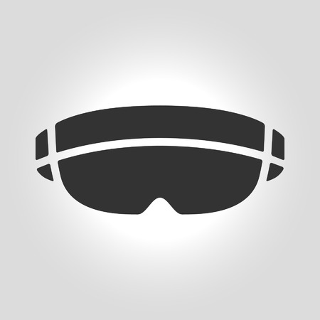 virtual and reality 3D gaming gogglesのイラスト素材