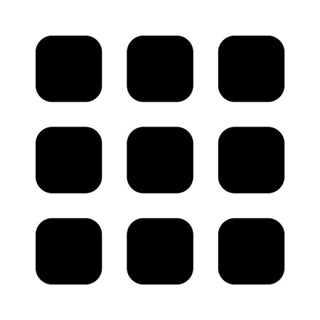Collection gallery flat icon for apps and websitesのイラスト素材