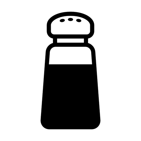 Pepper condiment shaker line icon for food apps and websitesのイラスト素材