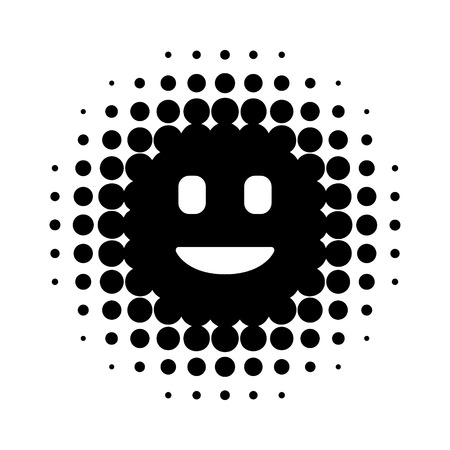 Digital / virtual intelligent personal assistant flat icon for apps and websitesのイラスト素材