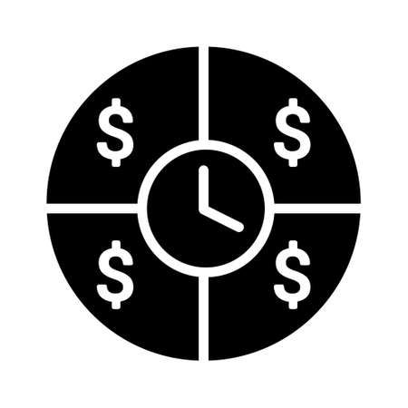 Buy Now Pay Later or BNPL flat vector icon for finance apps and websitesのイラスト素材