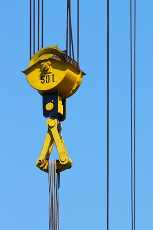crane pulleyの写真素材