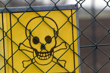 dangerous areaの写真素材