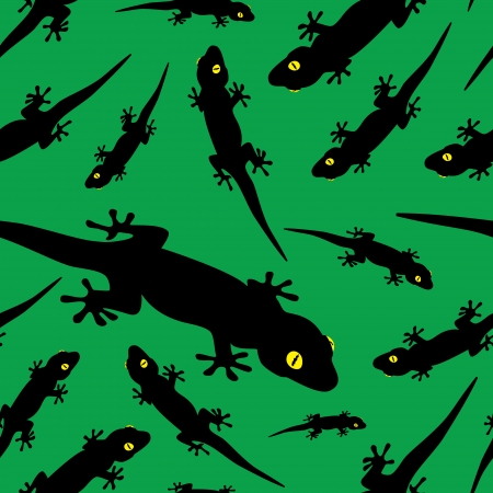 gecko pattern eps10のイラスト素材