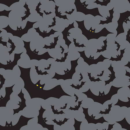 bat seamless dark pattern eps10のイラスト素材