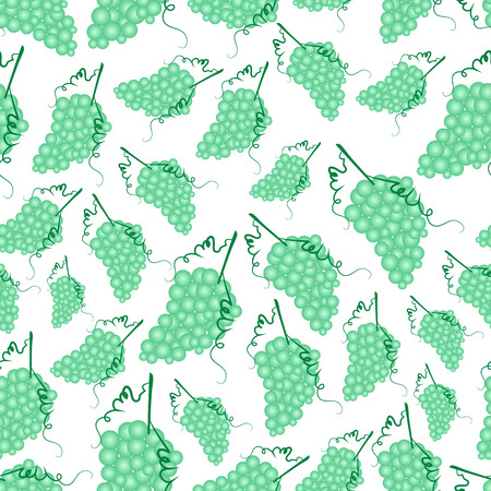 grapes wine fruit summer seamless pattern eps10のイラスト素材