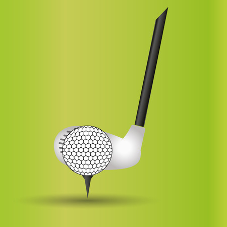 golf club and ball sport commercial design banner and background のイラスト素材