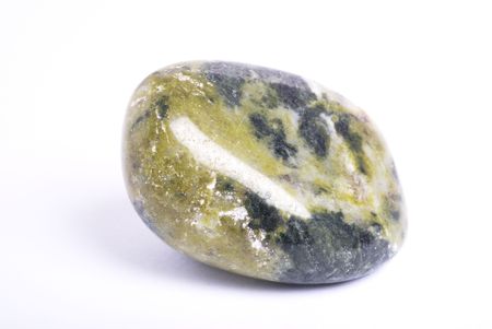 Nephrite - semiprecious gem used for jewels and also in esoteric and alternative medicine   の写真素材